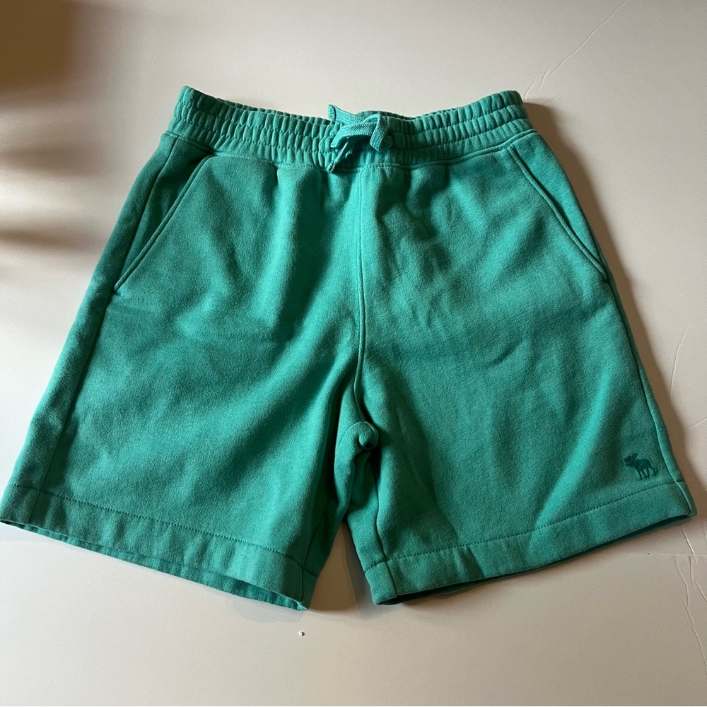 Abercrombie Kids Teal Essential Fleece Shorts - Size 9/10
